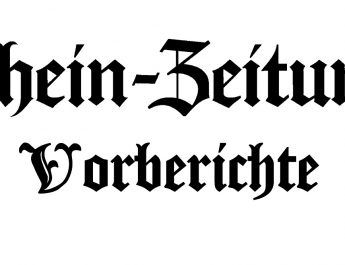 Rheinzeitung - Vorberichte